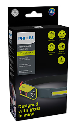 Pannlampa LED med rörelsesenso