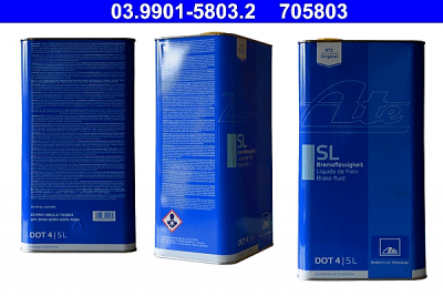 Bromsvätska ATE dot4 5L